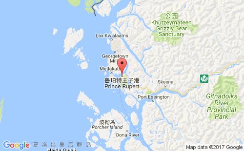 加拿大主要港口 魯珀特王子港（PRINCE RUPERT）