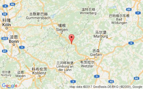 德國港口海格爾haiger港口地圖