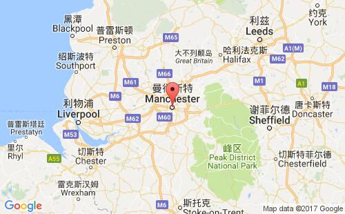 英國(guó)港口曼徹斯特manchester港口地圖