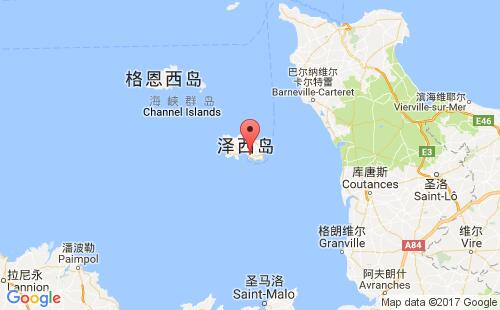 英國港口圣赫利爾st.helier港口地圖