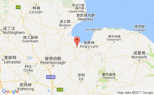英國港口薩頓布里奇sutton bridge港口地圖