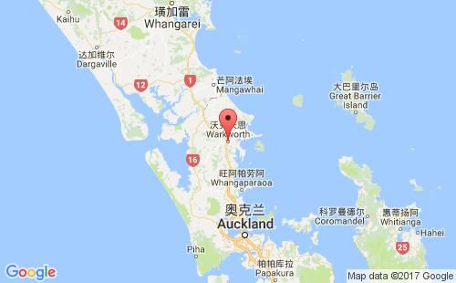 英國(guó)港口沃克沃思warkworth港口地圖