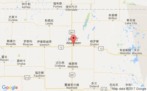 美國(guó)海運(yùn)港口阿伯丁aberdeen,md港口地圖