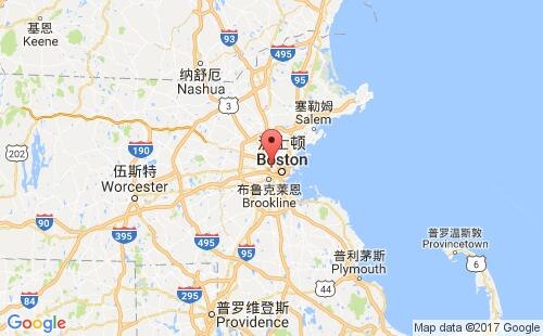 美國(guó)海運(yùn)港口劍橋cambridge港口地圖