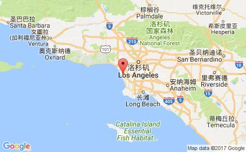 美國海運(yùn)港口埃爾塞貢多el segundo港口地圖