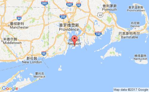 美國(guó)海運(yùn)港口紐波特newport,ky港口地圖
