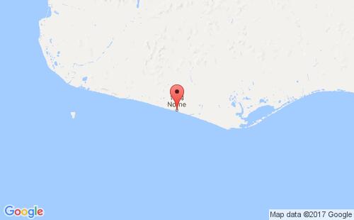 美國(guó)海運(yùn)港口諾姆nome港口地圖