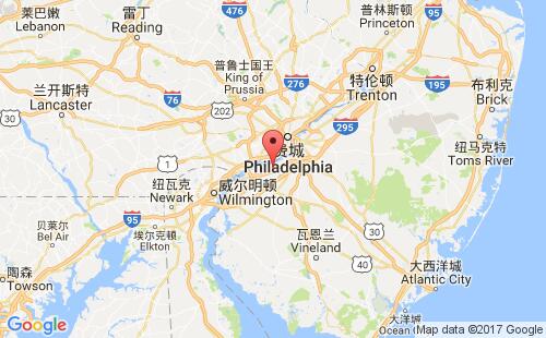 美國海運港口保羅斯伯羅paulsboro港口地圖