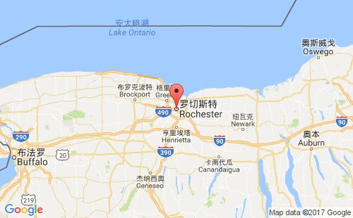 美國海運港口羅切斯特rochester,ny港口地圖
